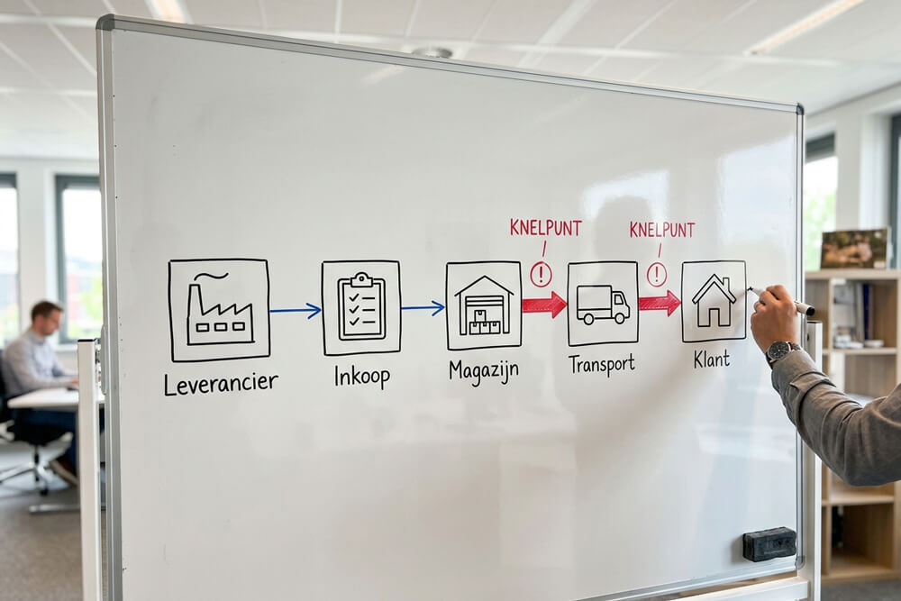 Huidige toeleveringsketen analyseren