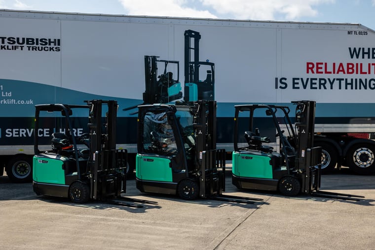 nieuwe en gebruikte heftruck